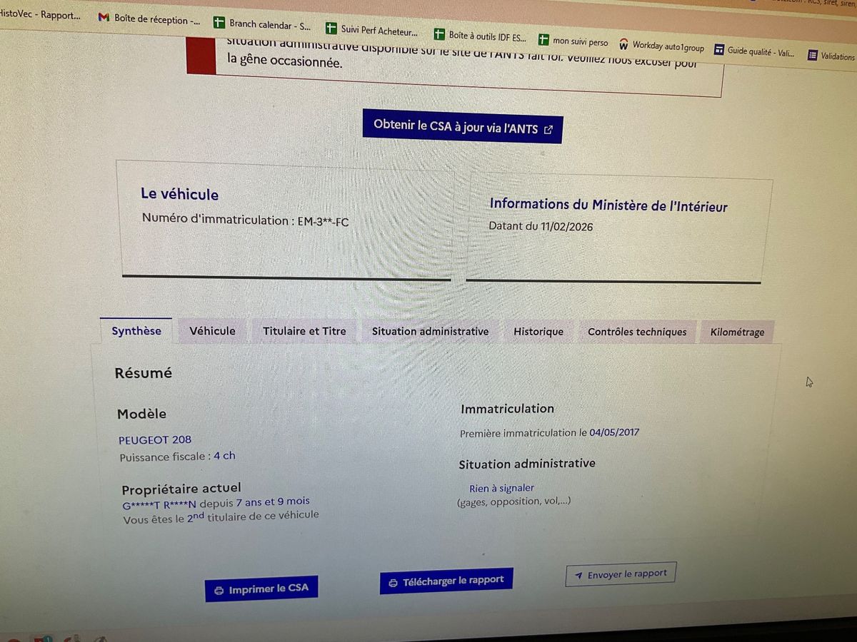 Peugeot 208 d'occasion