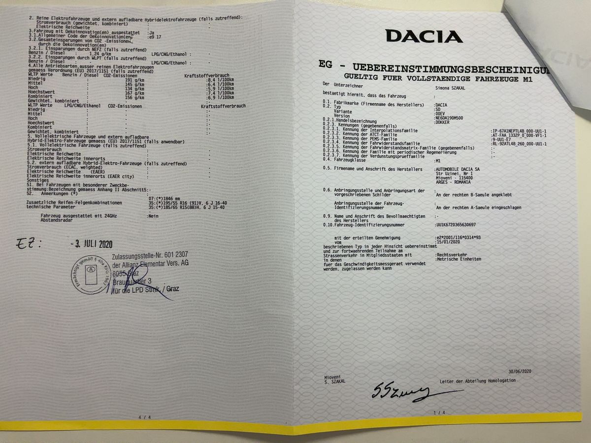 Dacia Dokker d'occasion