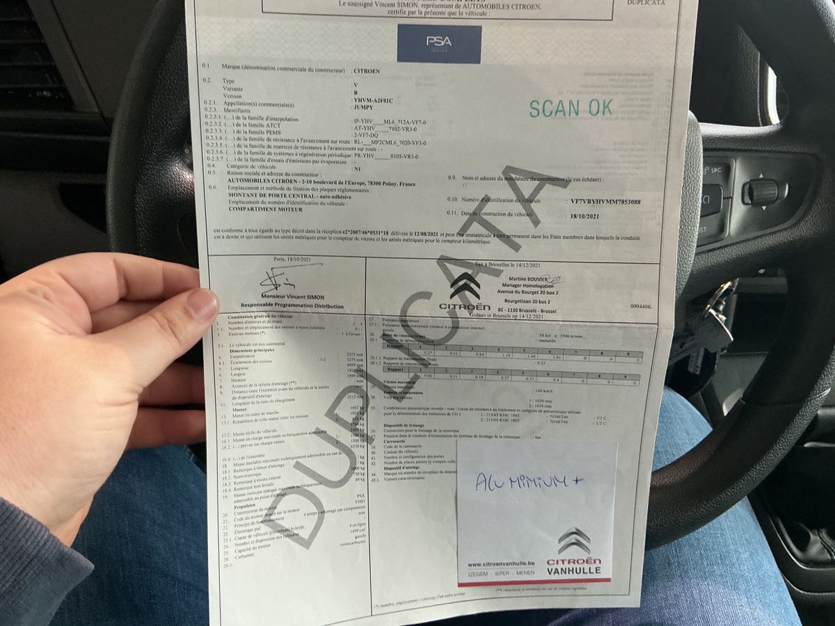 Citroen Jumpy 1.5 Blue-HDi Club M