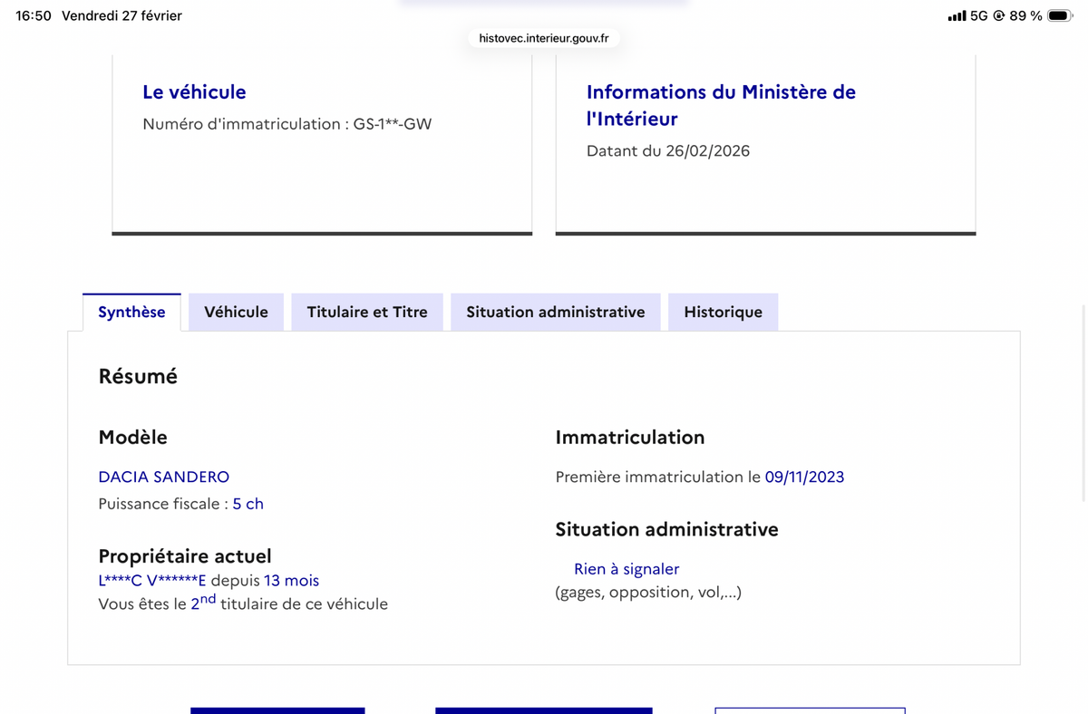 Dacia Sandero d'occasion