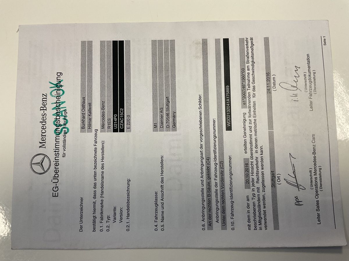 Mercedes-Benz E-Klasse d'occasion