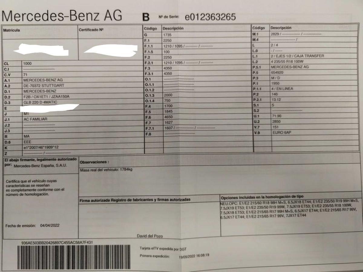 Mercedes-Benz GLB-Klasse d'occasion