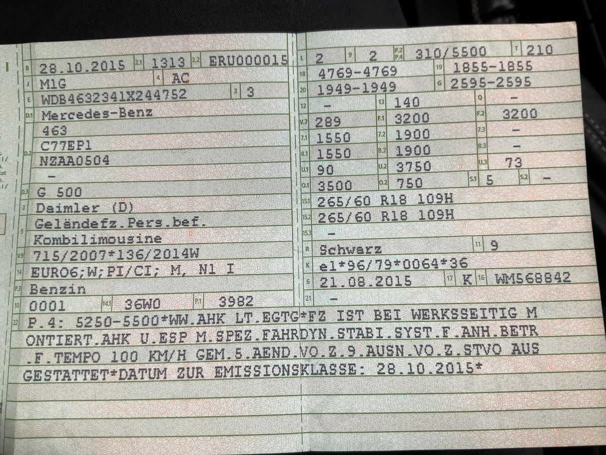 Mercedes-Benz G-Klasse d'occasion