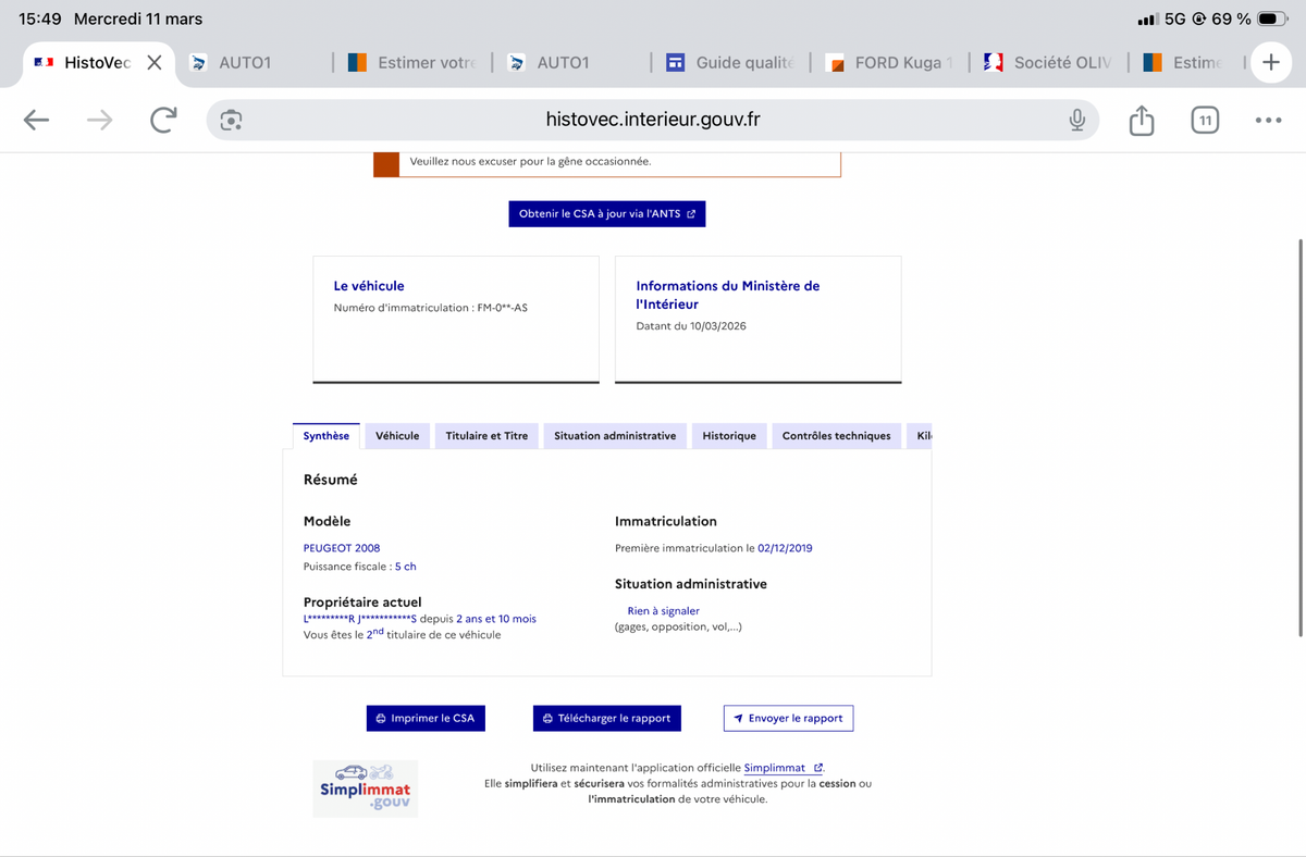 Peugeot 2008 d'occasion