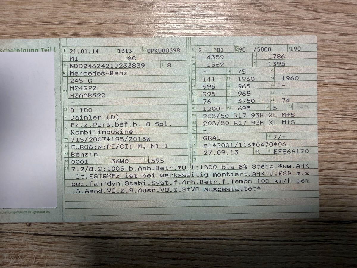 Mercedes-Benz B-Klasse d'occasion