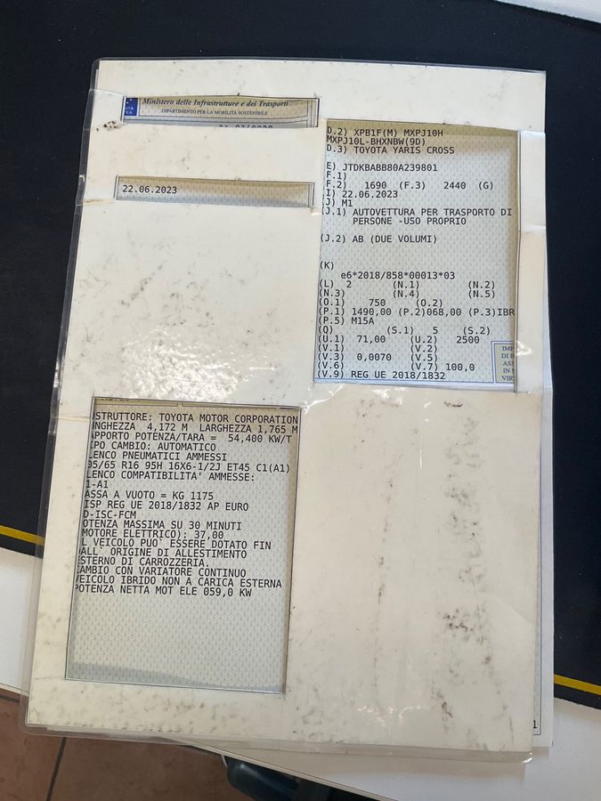 Toyota Yaris Cross 1.5 Hybrid 2WD Active