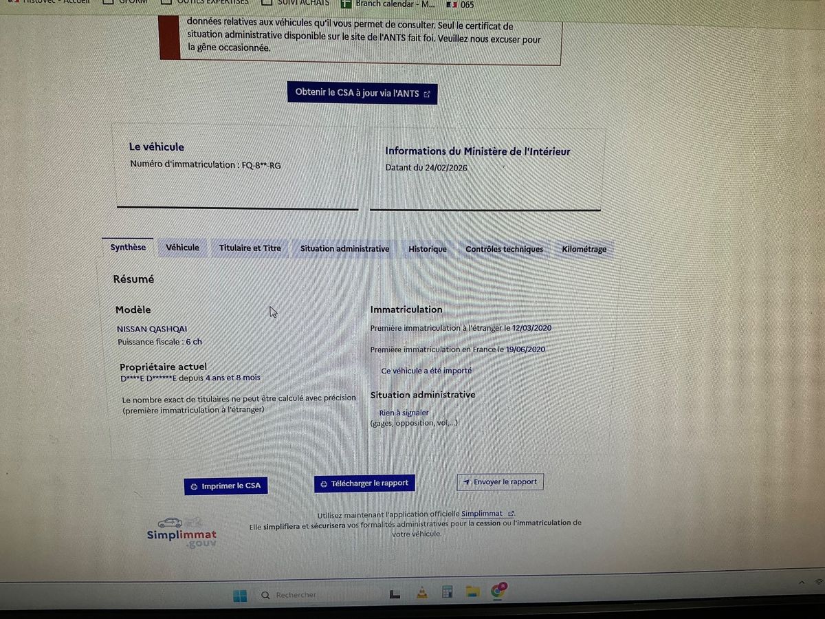 Nissan Qashqai d'occasion