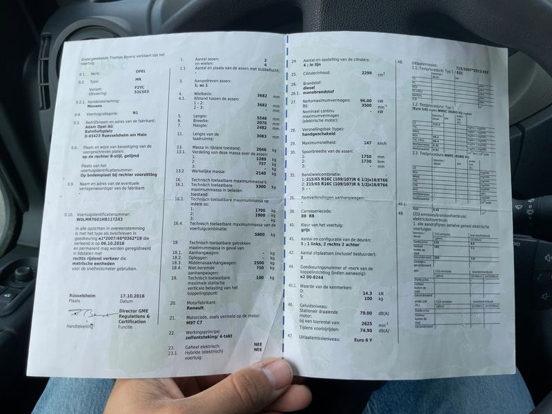 Opel Movano 2.3 CDTI Biturbo HKa L2H2 3,5t — zdjęcie 16