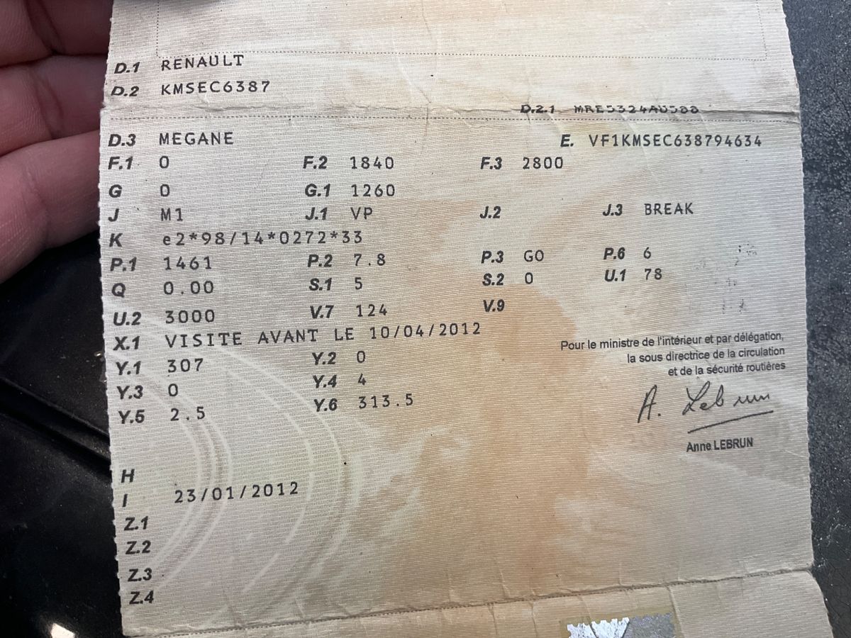 Renault Megane d'occasion