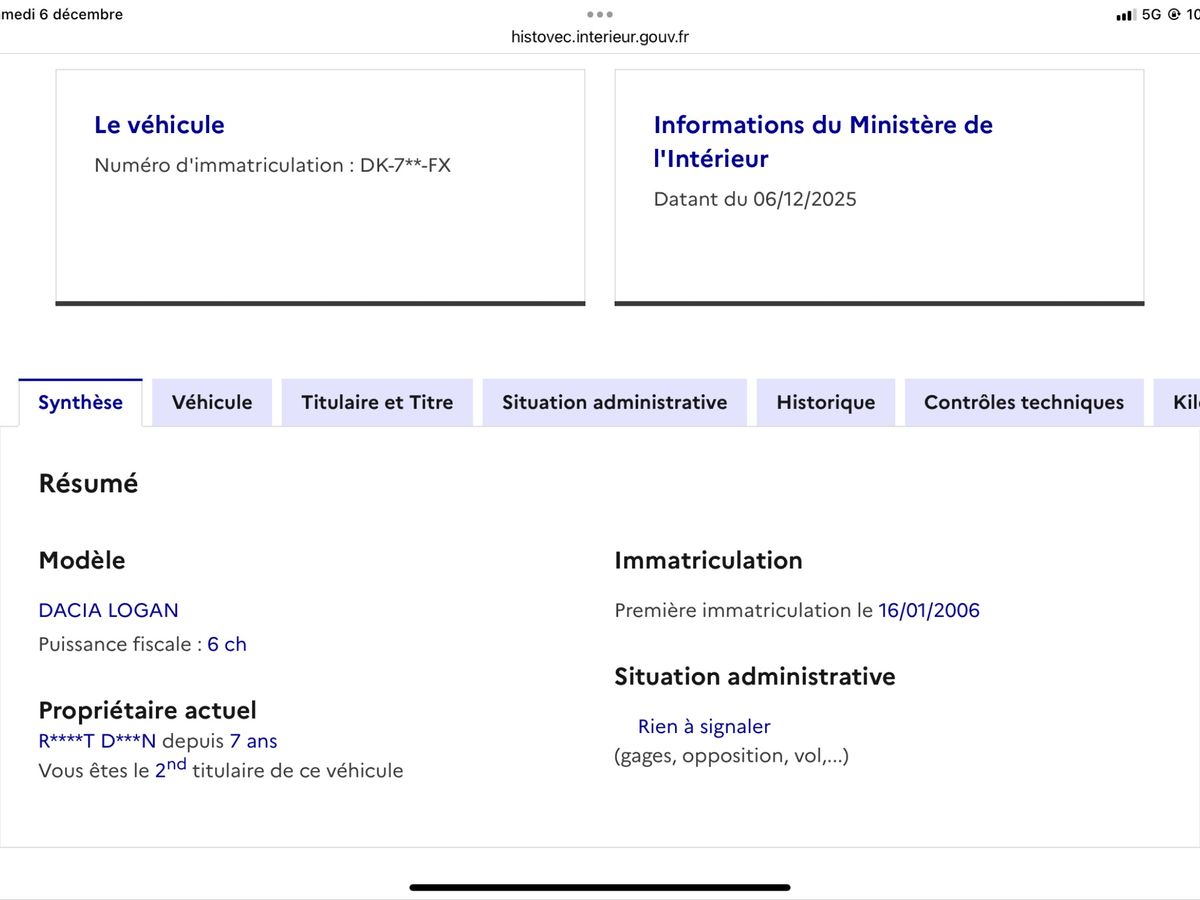 Dacia Logan d'occasion