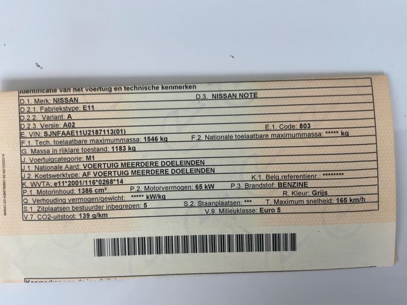 Nissan Note 1.4 Acenta — zdjęcie 15