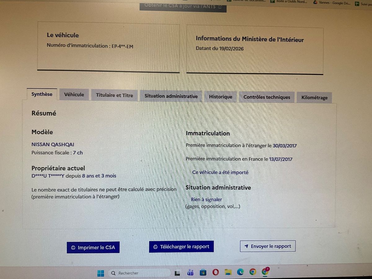 Nissan Qashqai d'occasion