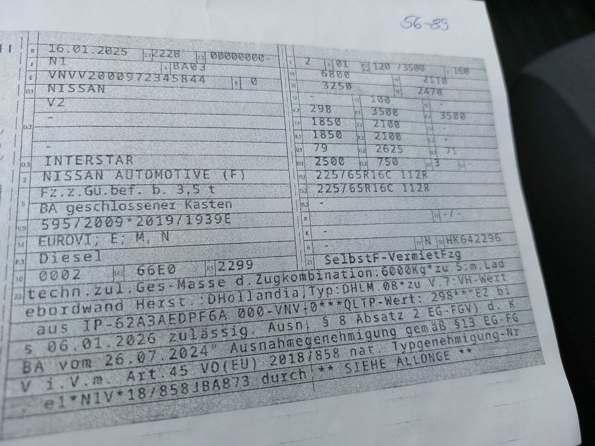 Nissan Interstar d'occasion
