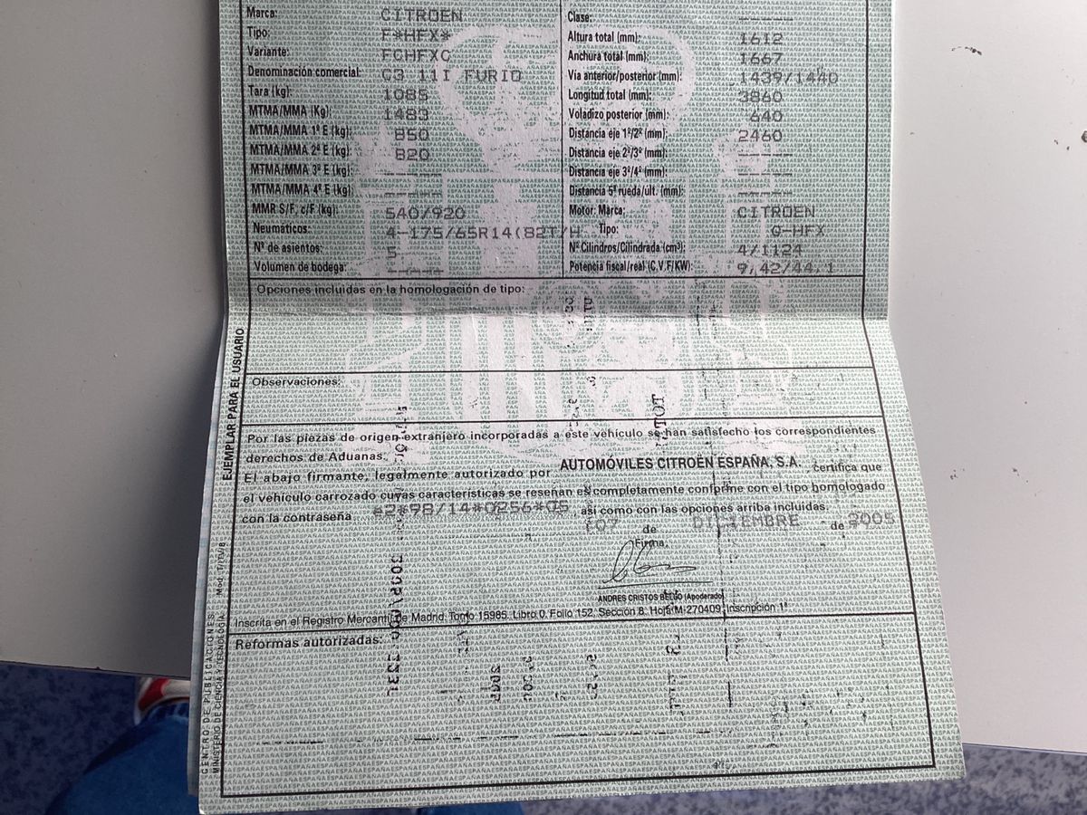 Citroen C3 1.1 Furio