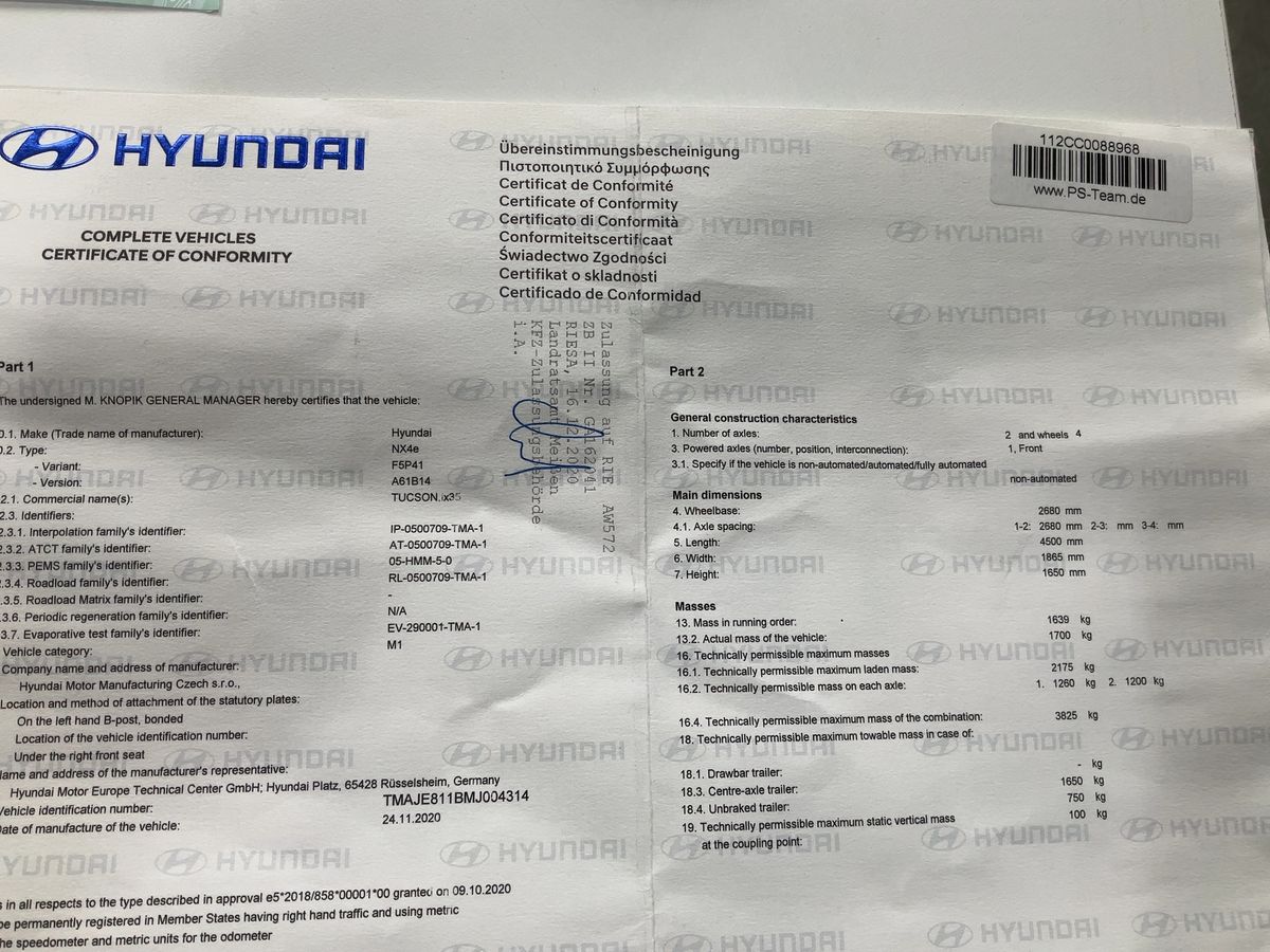 Hyundai Tucson d'occasion