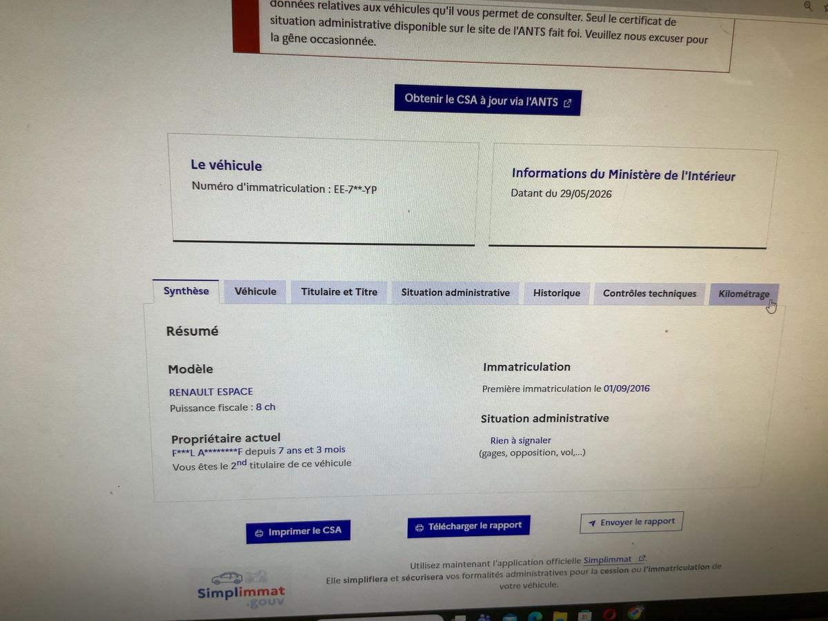 Renault Espace d'occasion