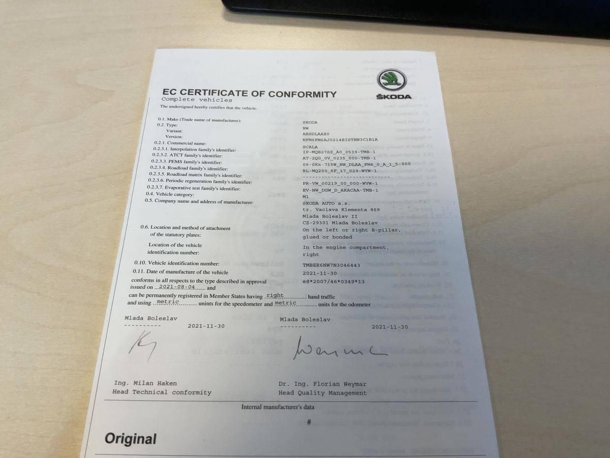 Skoda Scala d'occasion