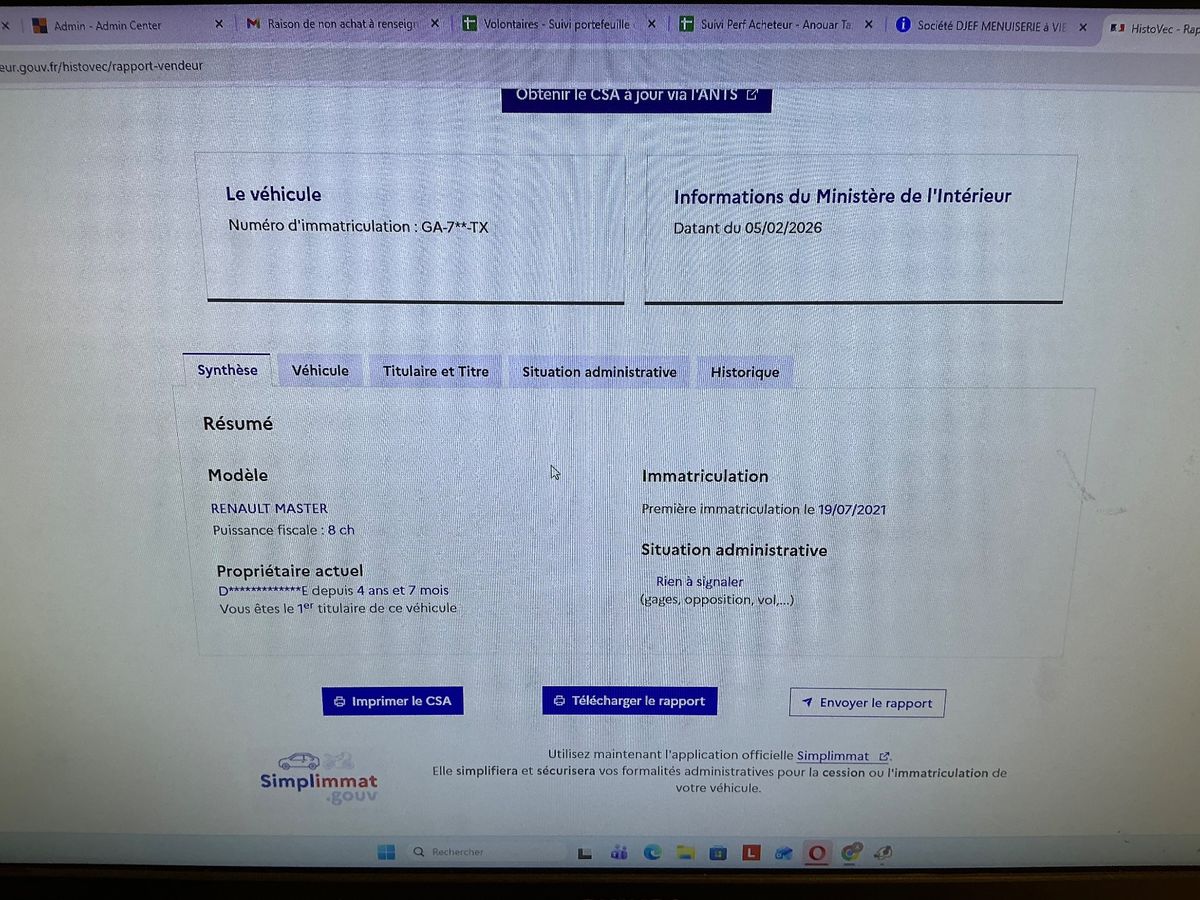 Renault Master d'occasion