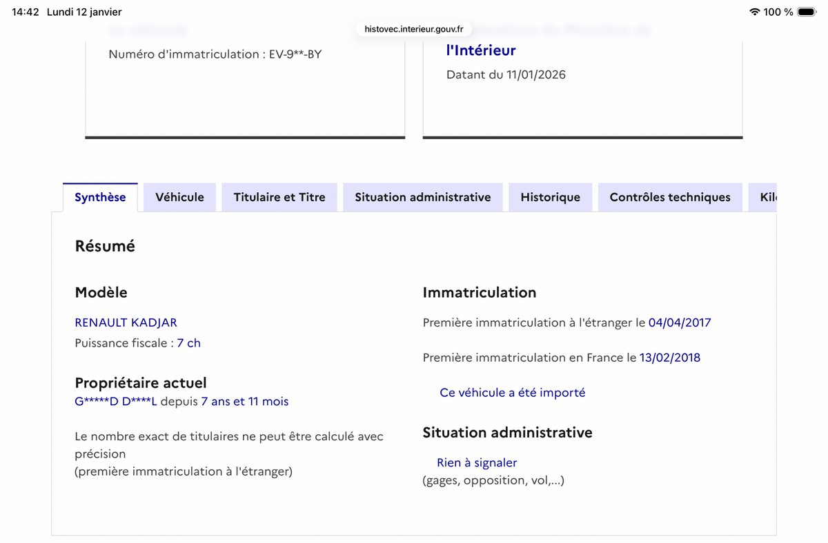 Renault Kadjar d'occasion