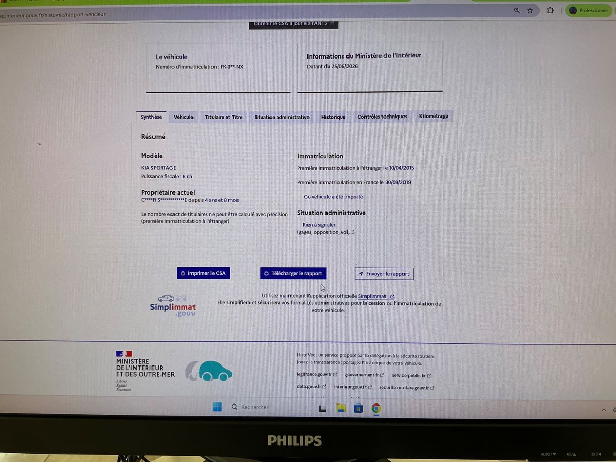 Kia Sportage d'occasion