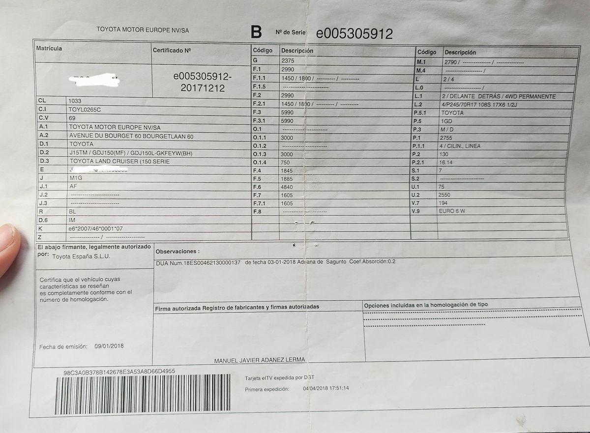 Toyota Land d'occasion