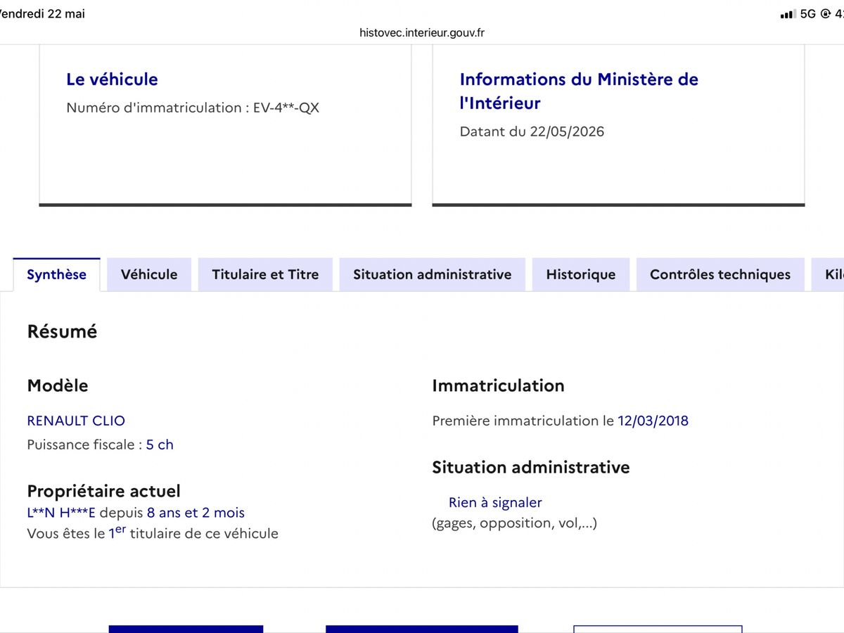 Renault Clio d'occasion
