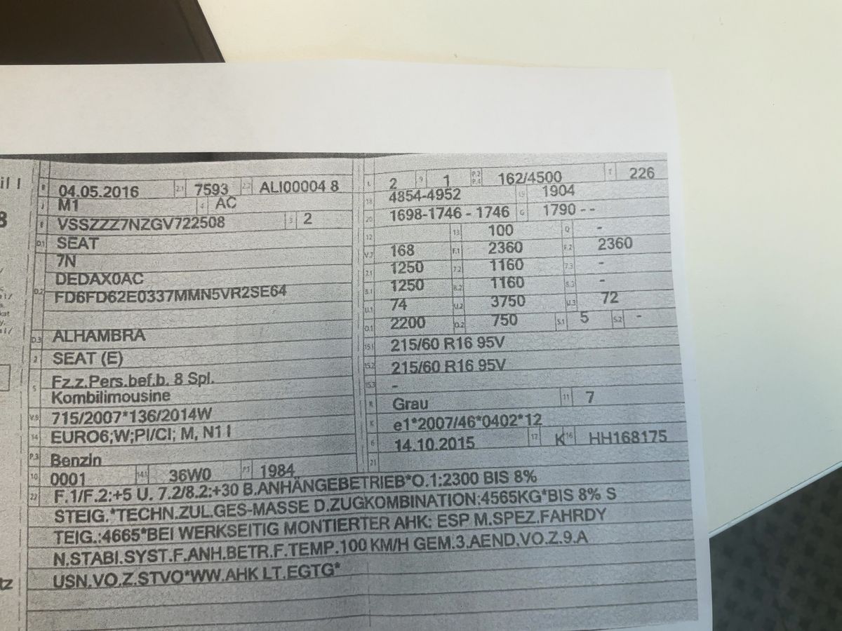 Seat Alhambra d'occasion