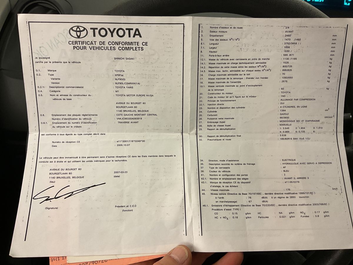 Toyota Yaris d'occasion