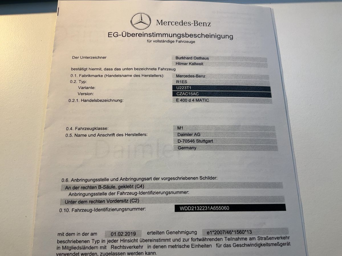 Mercedes-Benz E-Klasse d'occasion