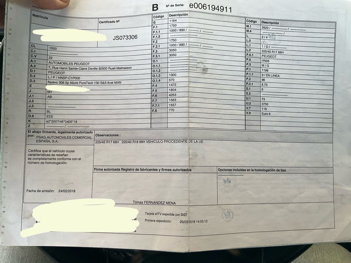 Peugeot 308 1.2 e-THP Allure