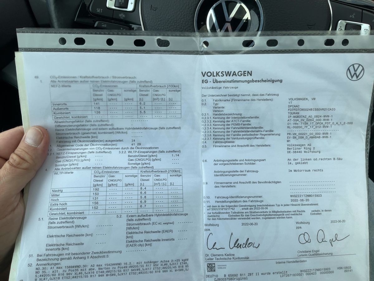 Volkswagen Touran d'occasion