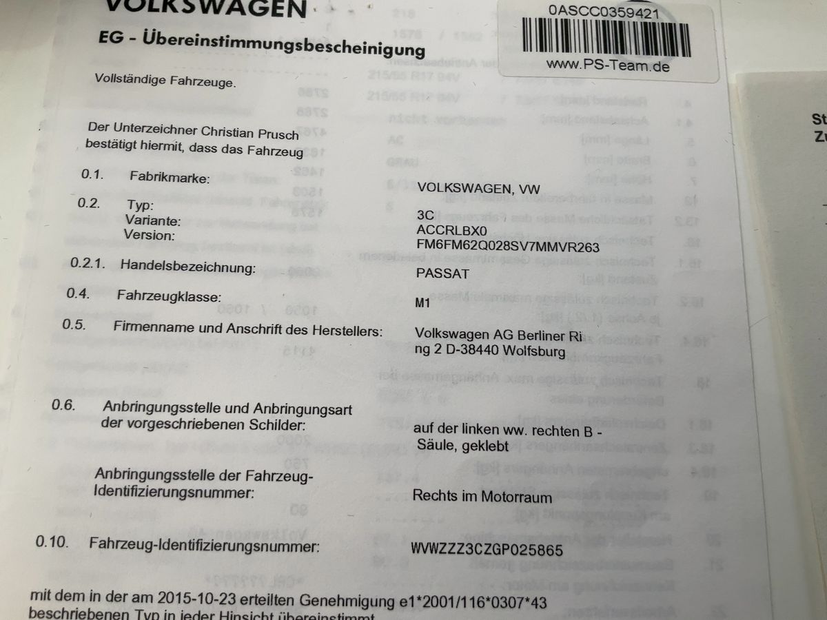 Volkswagen Passat d'occasion