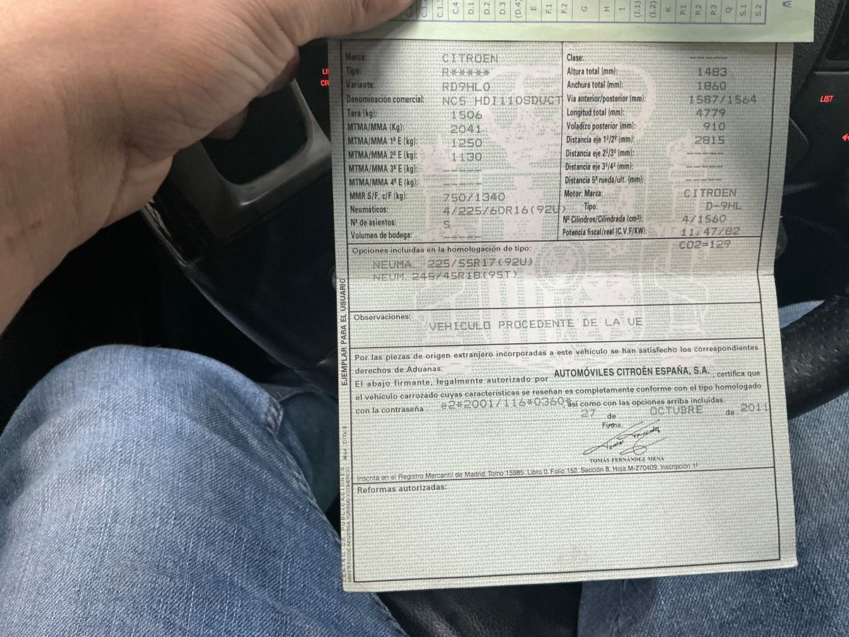 Citroen C5 1.6 HDi Millenium