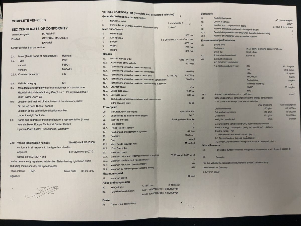 Hyundai i30 d'occasion