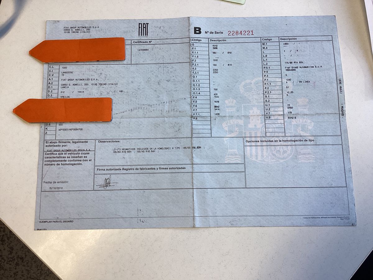 Lancia Ypsilon 1.2 Gold