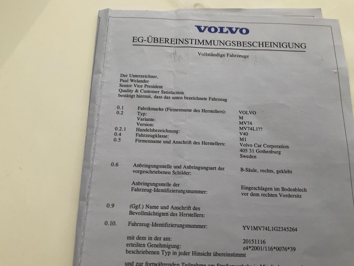 Volvo V40 d'occasion