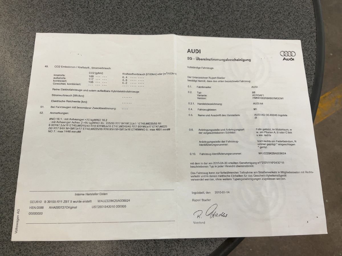 Audi A4 2.0 TDI Ambition