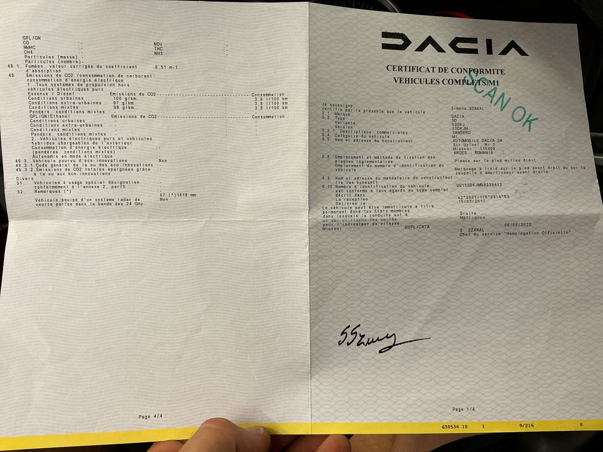 Dacia Sandero d'occasion
