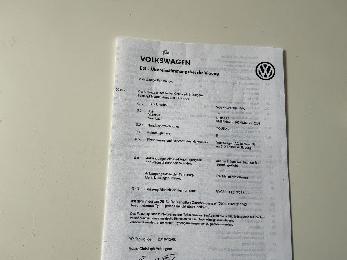 Volkswagen Touran d'occasion