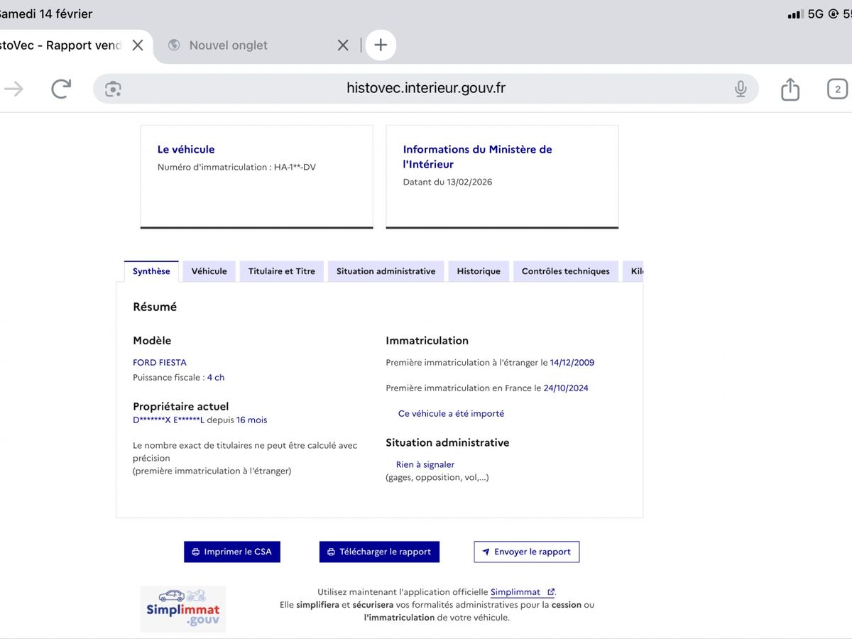 Ford Fiesta d'occasion