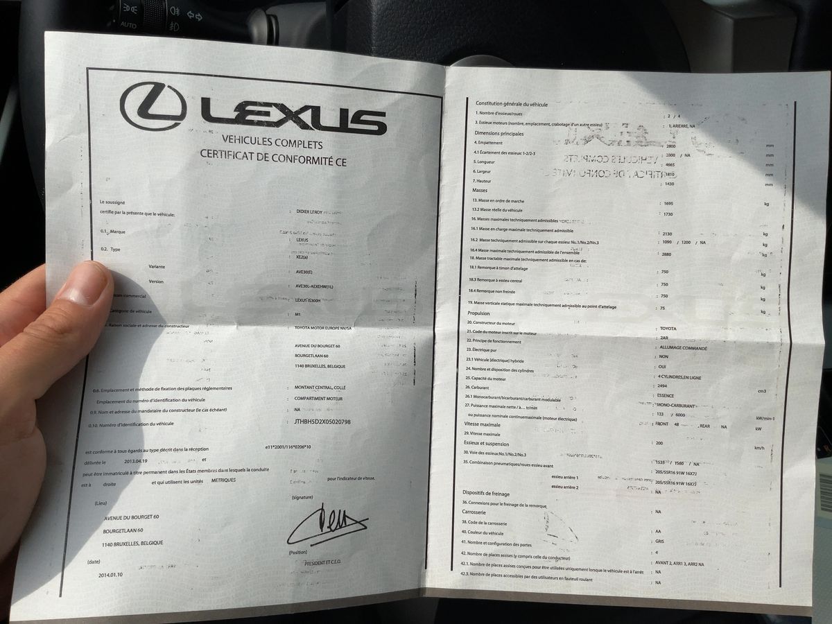 Lexus IS-Serie d'occasion