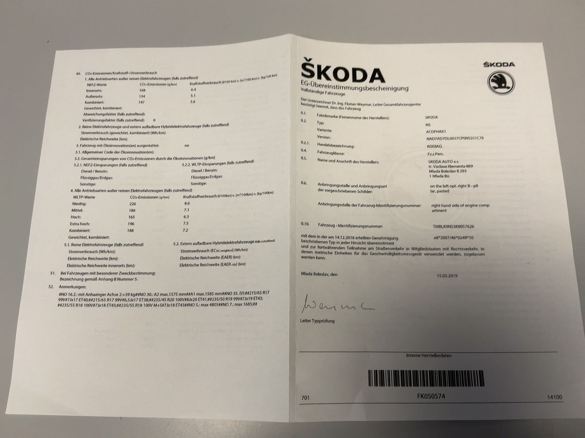 Skoda Kodiaq d'occasion