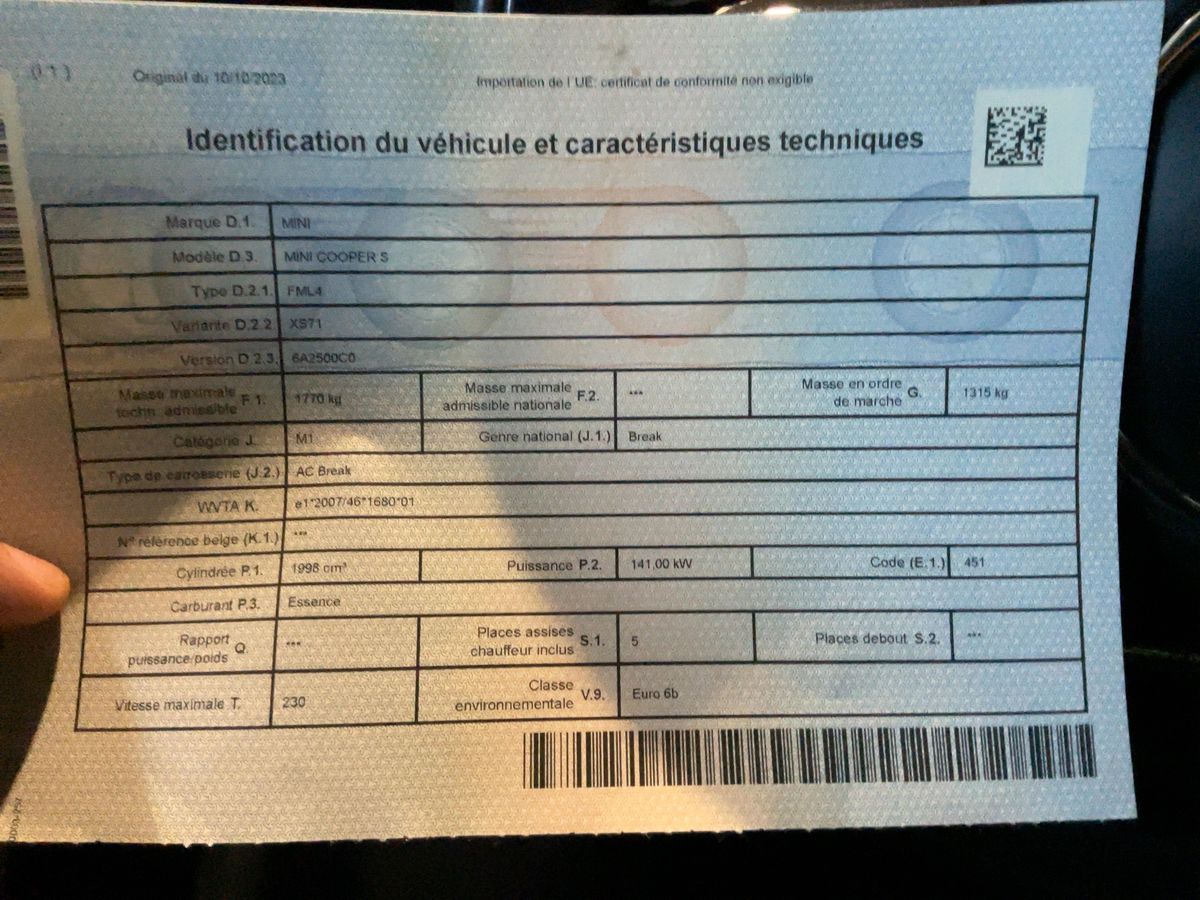 MINI Cooper d'occasion