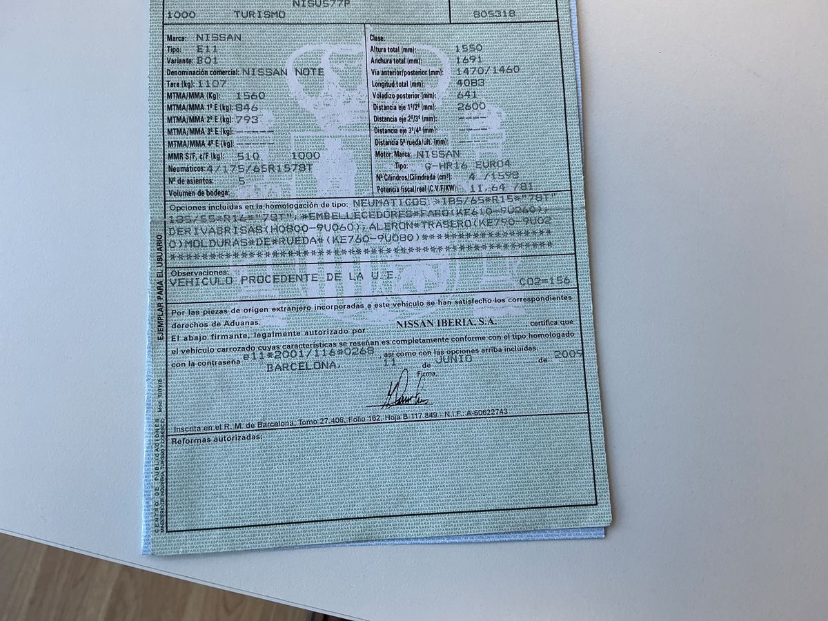 Nissan Note d'occasion