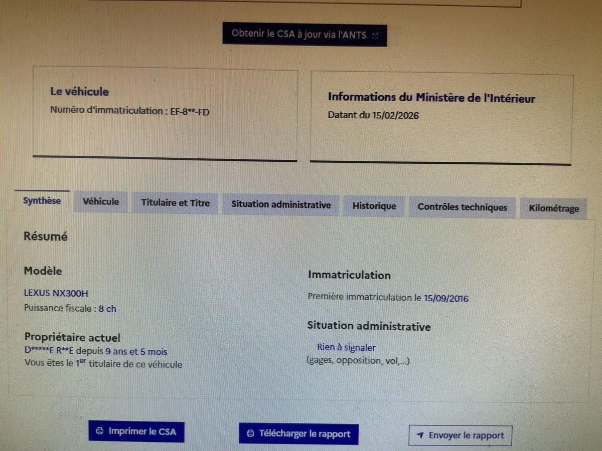 Lexus NX-Serie d'occasion