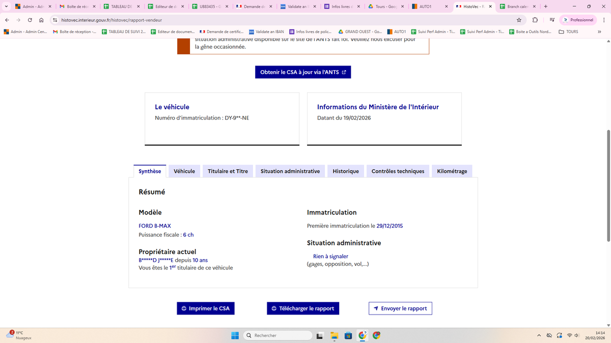 Ford B-Max d'occasion