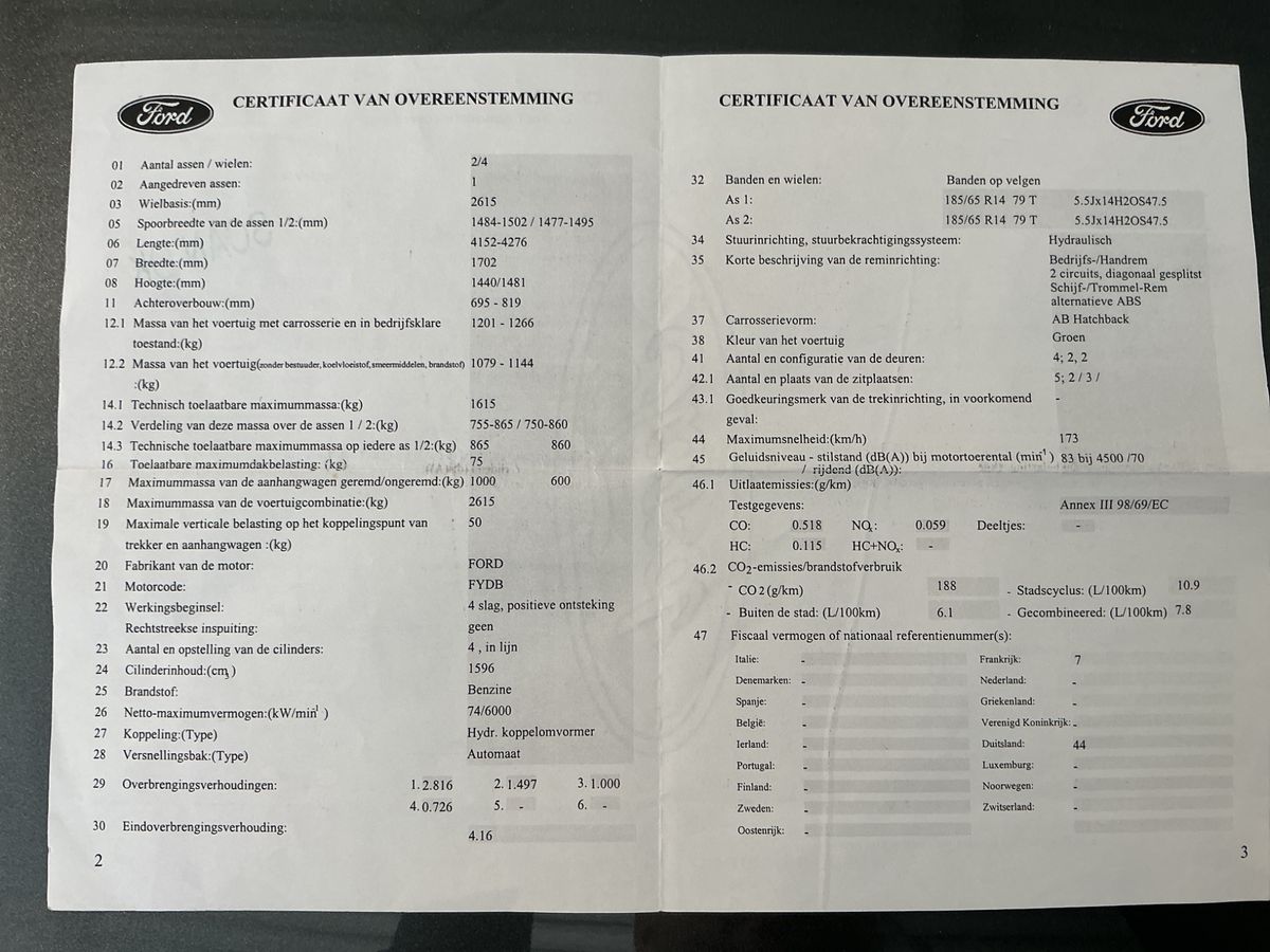 Ford Focus 1.6 Ambiente