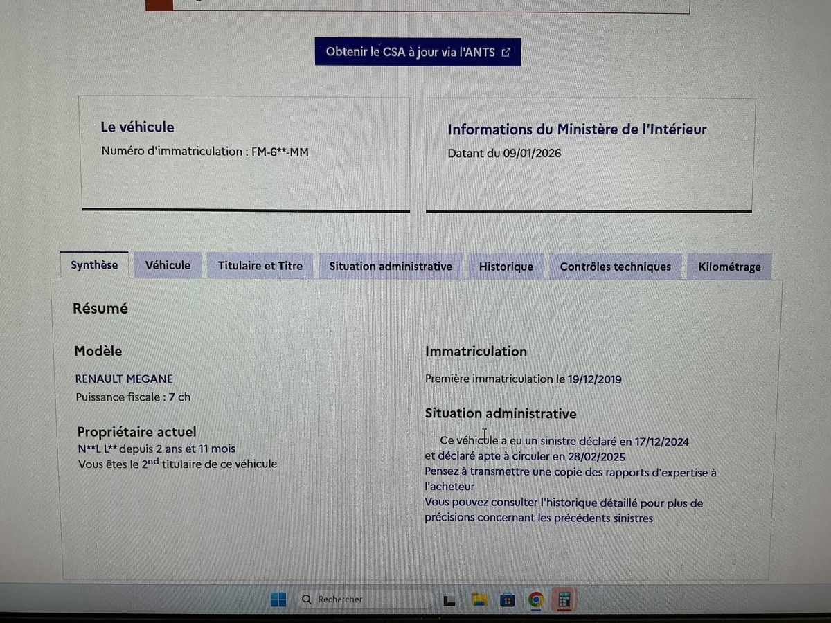 Renault Megane d'occasion