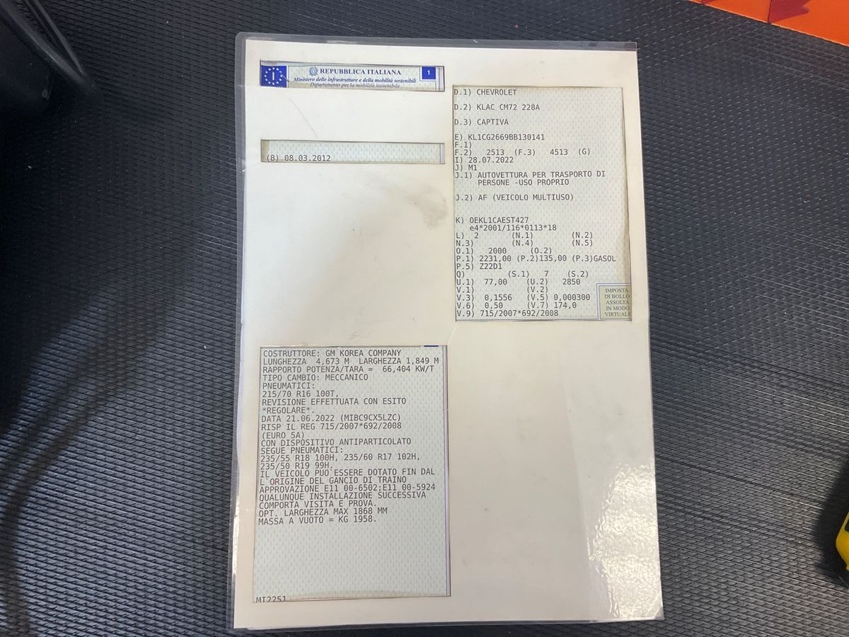 Chevrolet Captiva d'occasion