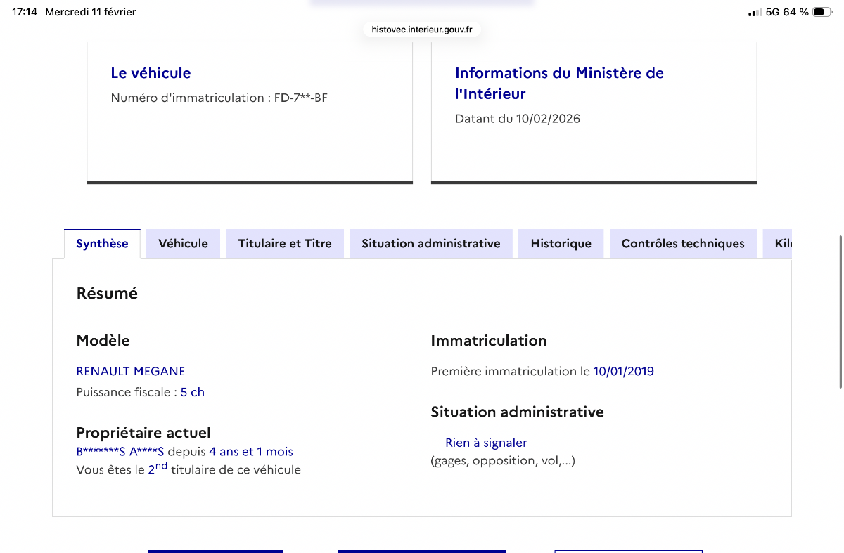 Renault Megane d'occasion